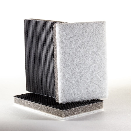 Uneeda Interface Sanding Backup Pad 3 x 4 Hook & Loop  - Soft Density P-102234